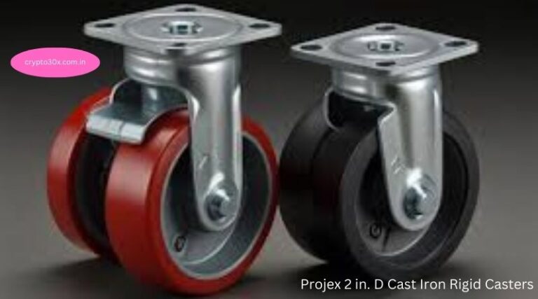 Projex 2 in. D Cast Iron Rigid Casters